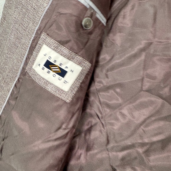 NEW Joseph Abboud Heritage Mens 44R Brown Wool‎ Linen Blazer Sport Coat Jacket - Picture 6 of 13